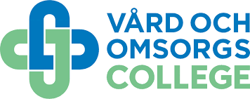 Logotyp för vård och omsorgscollage.